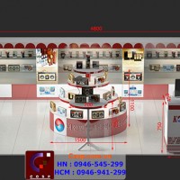 Thiết Kế Gian Hàng Thực Phẩm Chức Năng Hàn Quốc - TTTM CoopMart - Bình Thạnh